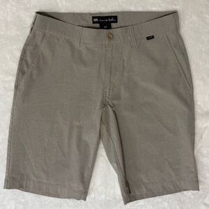 Travis Mathew Brown Flat Front Shorts